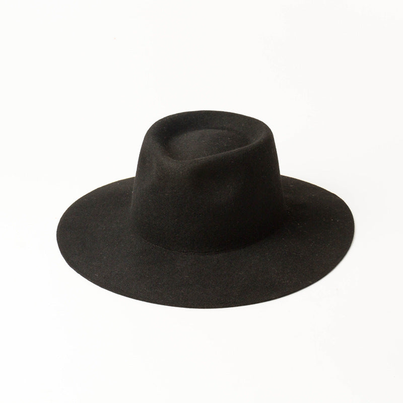 New Delicate Woolen Jazz Top Hat Casual Fashion Felt