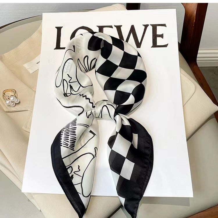 Women's High-end Thin Square Scarf