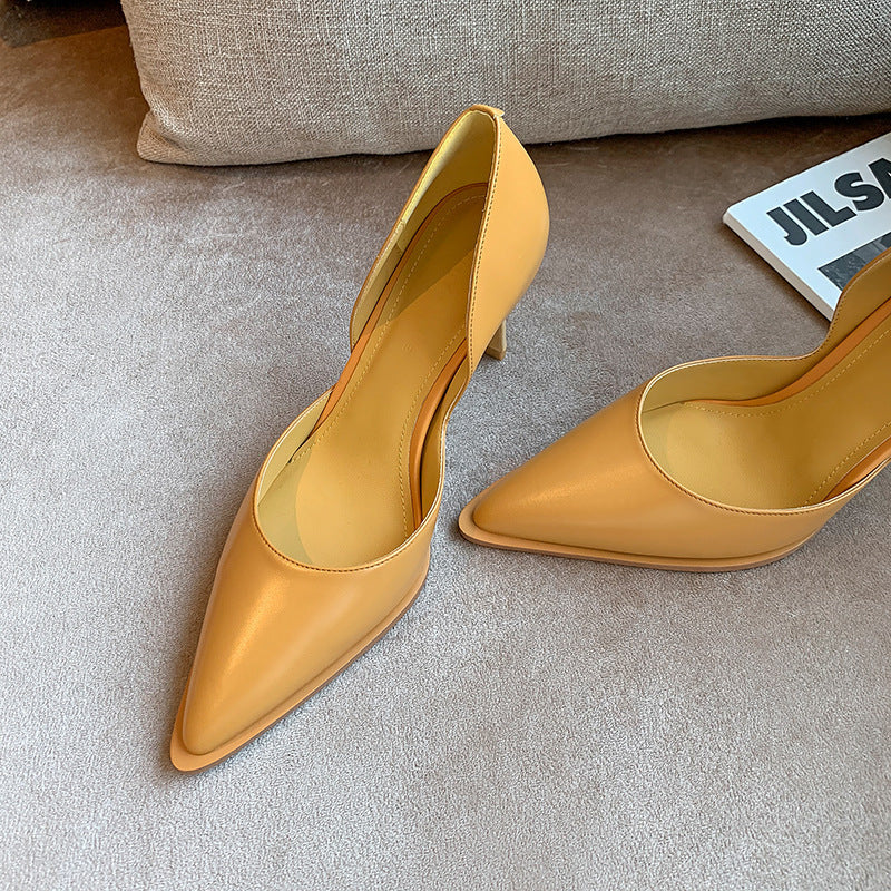 Pointed Toe Women's Shoes Temperament Fashion Women's Shoes High Heels