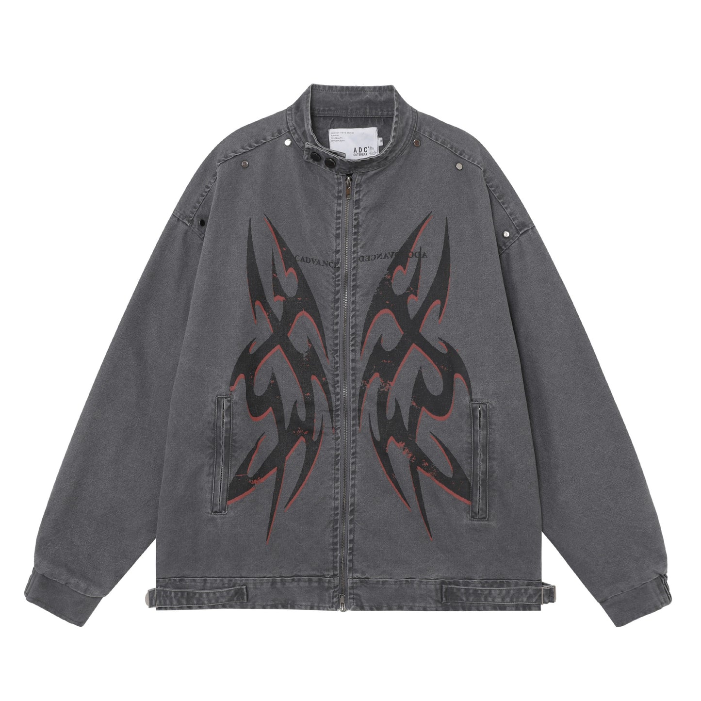 Men's Clothing Street High Street Printed Jacket Coat