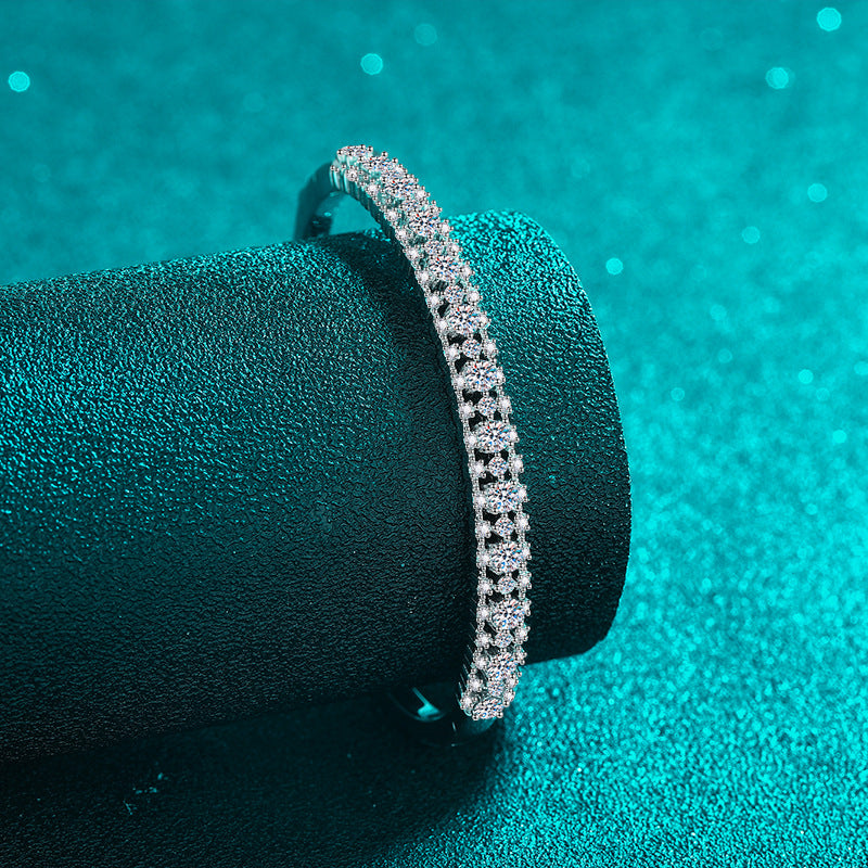 Women's Starry Moissanite Full Inlaid Bracelet