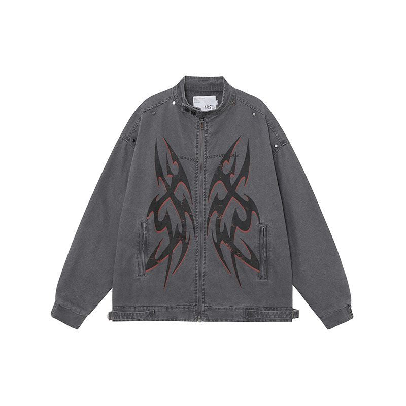 Men's Clothing Street High Street Printed Jacket Coat