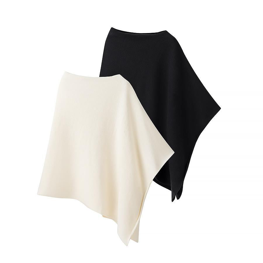 Women's French-style Minimalist Sweater Shawl