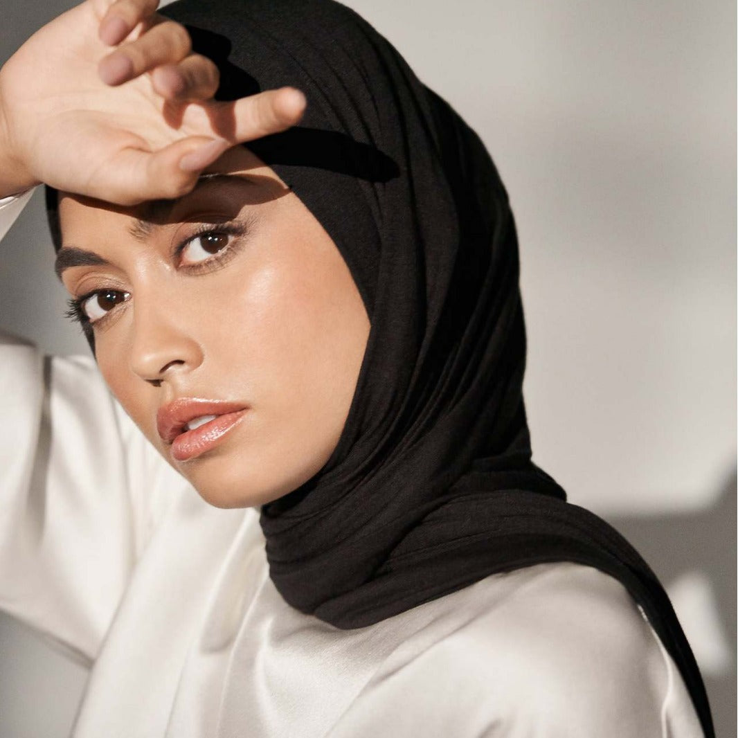 Malaysia Pure Color Modal Curling Mercerized Cotton Scarf