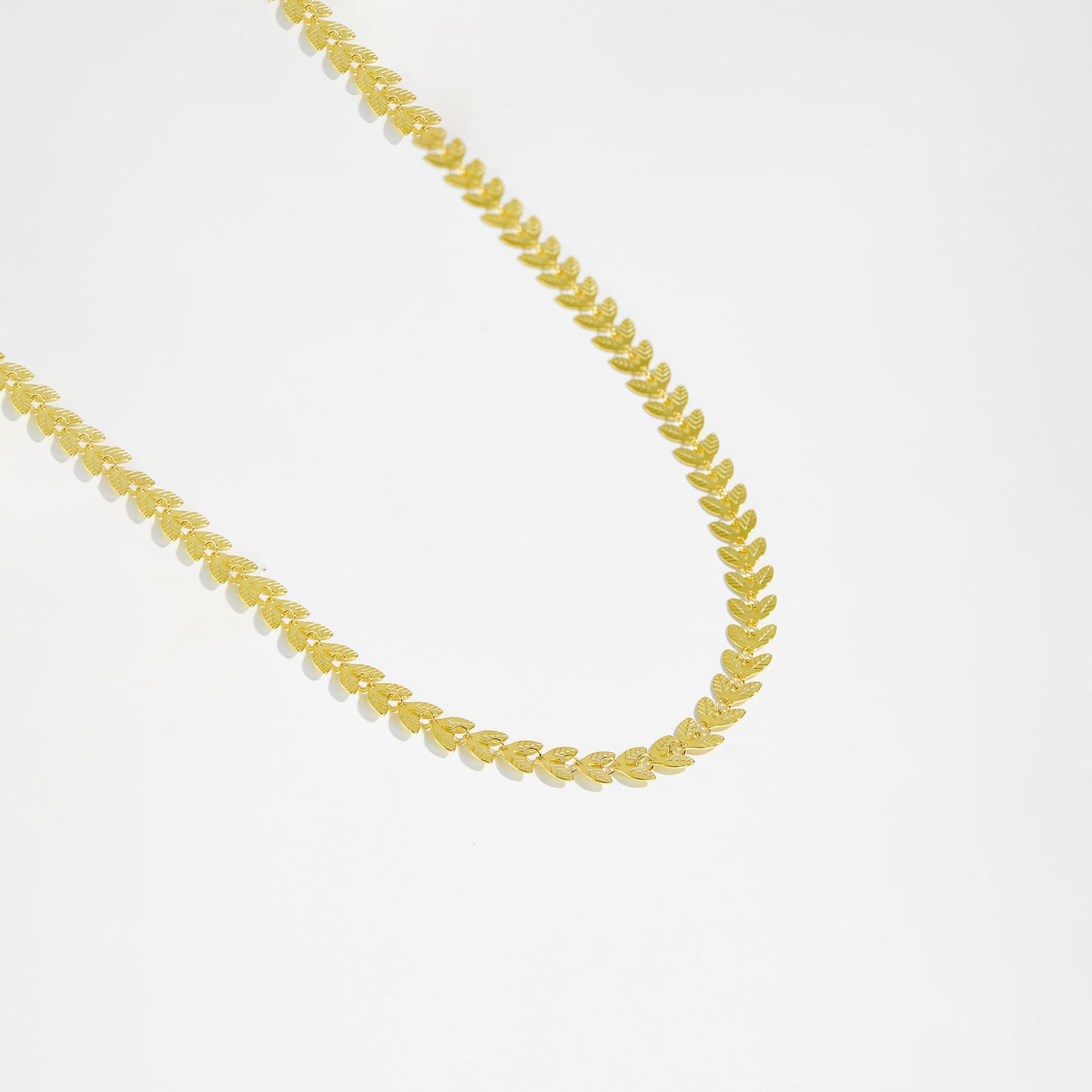 Women's All-match S925 Sterling Silver Leaf Necklace