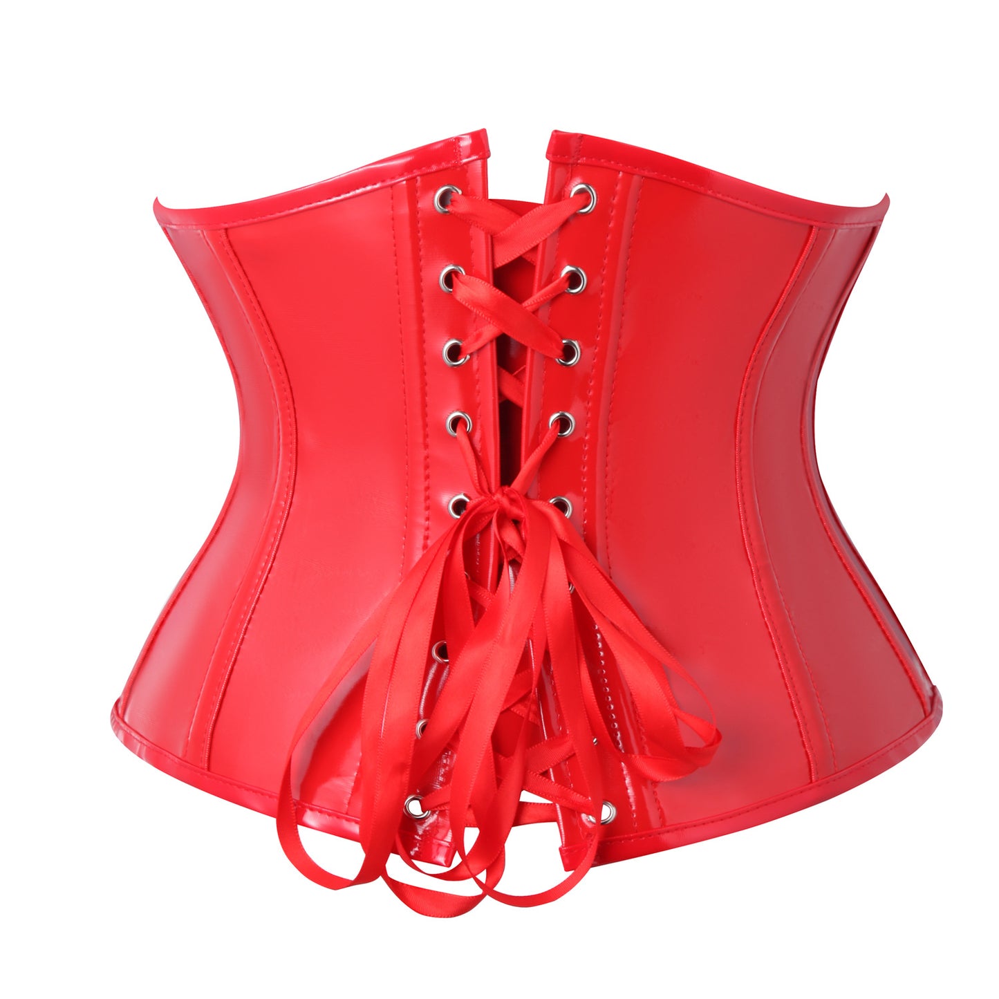 PU Bright Leather Body Shaping Top European And American