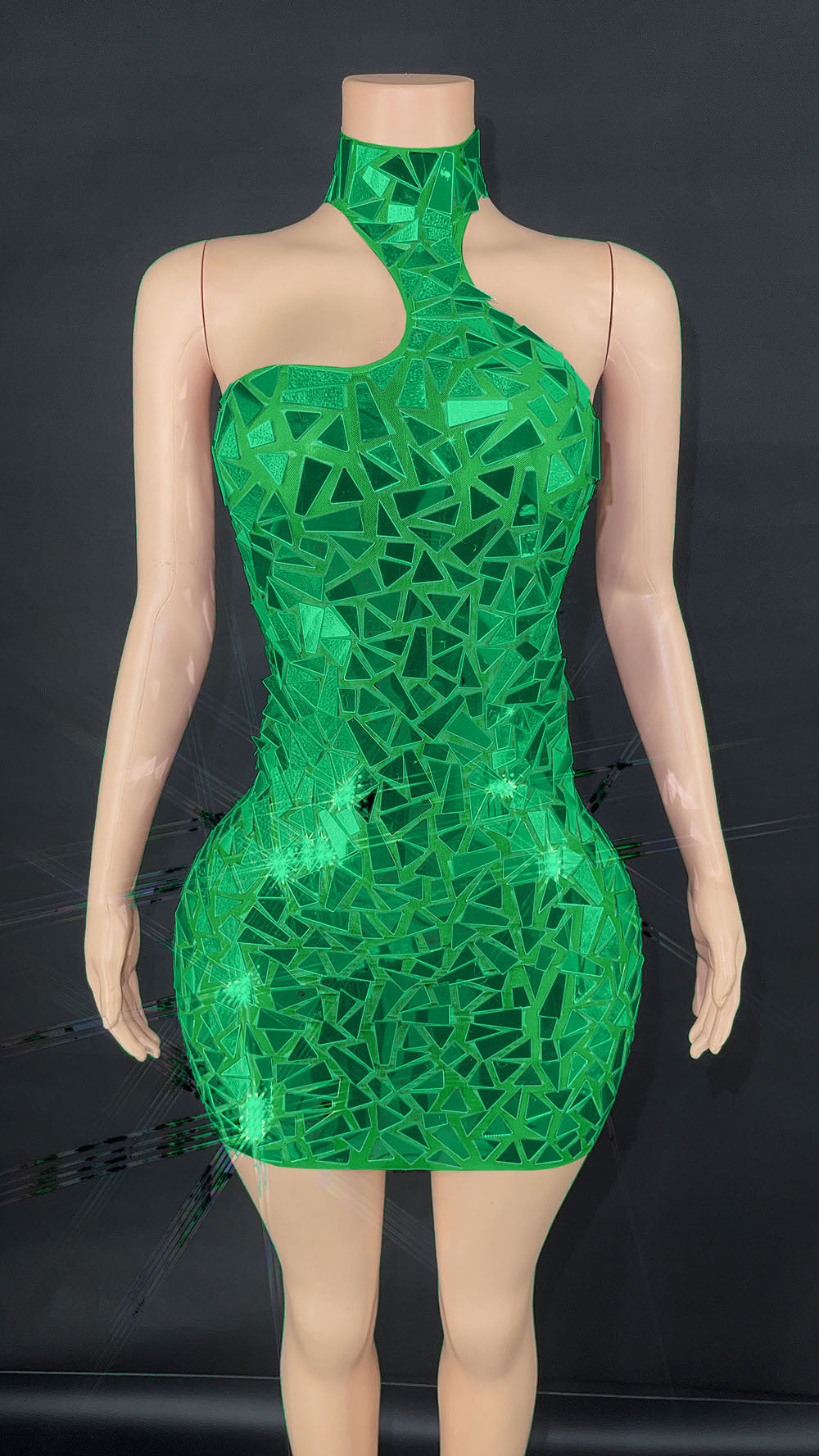 Sequin Gauze Party Evening Dress Stage Performance