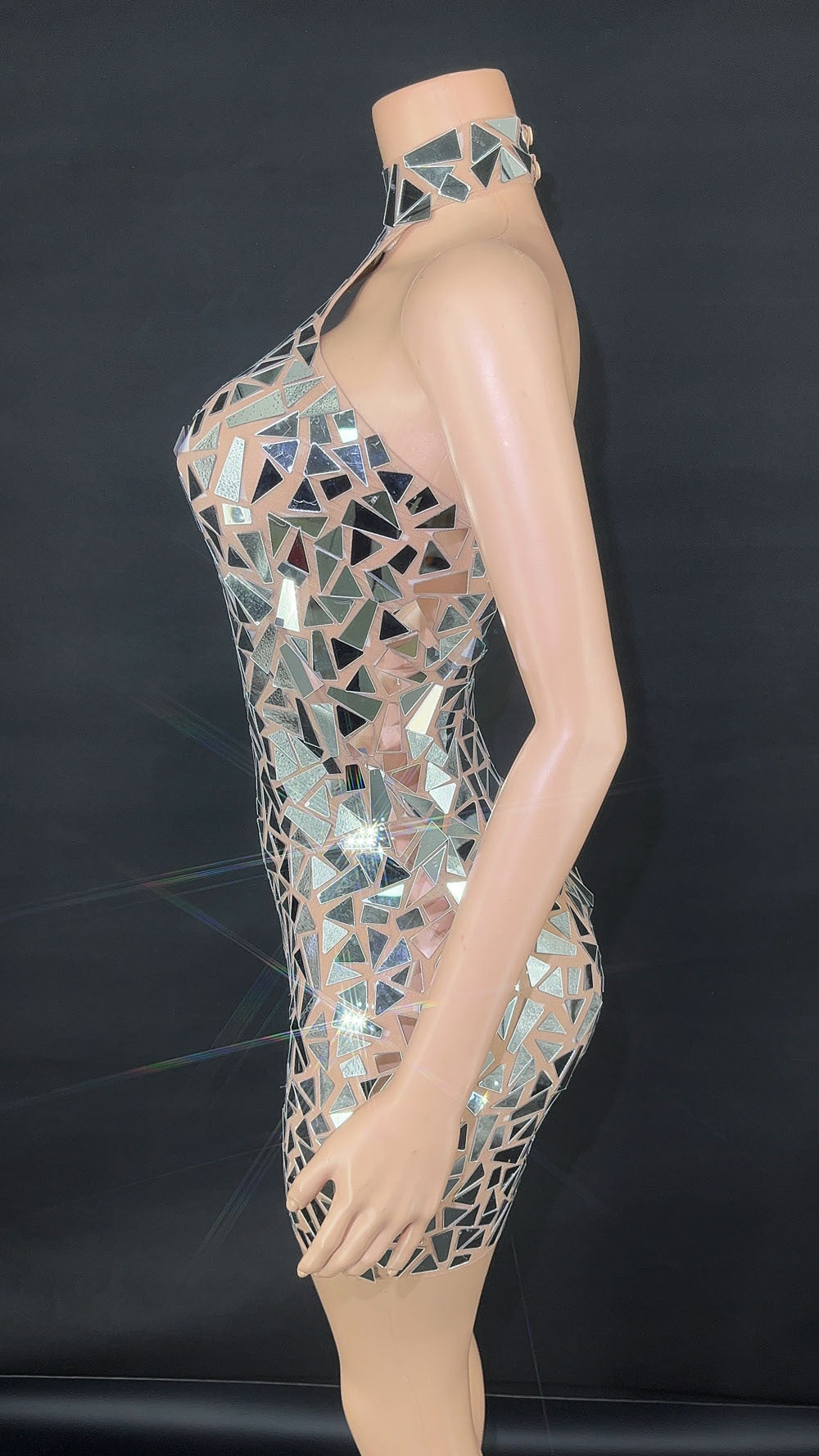Sequin Gauze Party Evening Dress Stage Performance