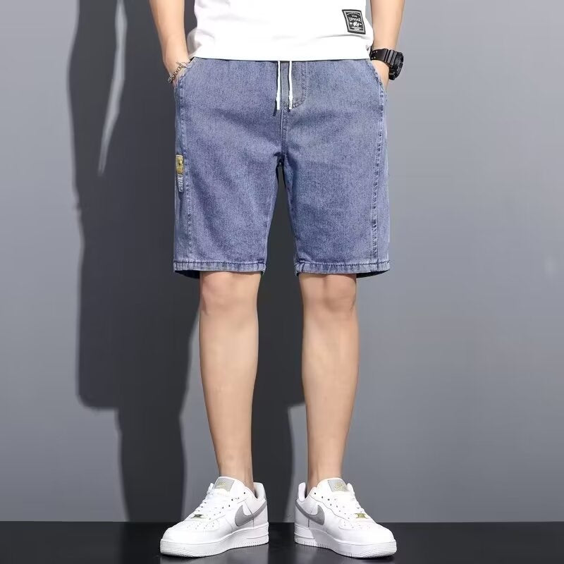 Summer Thin Cropped Denim Shorts