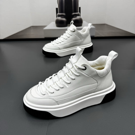 Sports And Leisure Men's Versatile Thick Bottom Hight Increasing Board Shoes