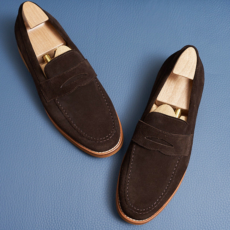 British Business Casual Men's Leather Shoes