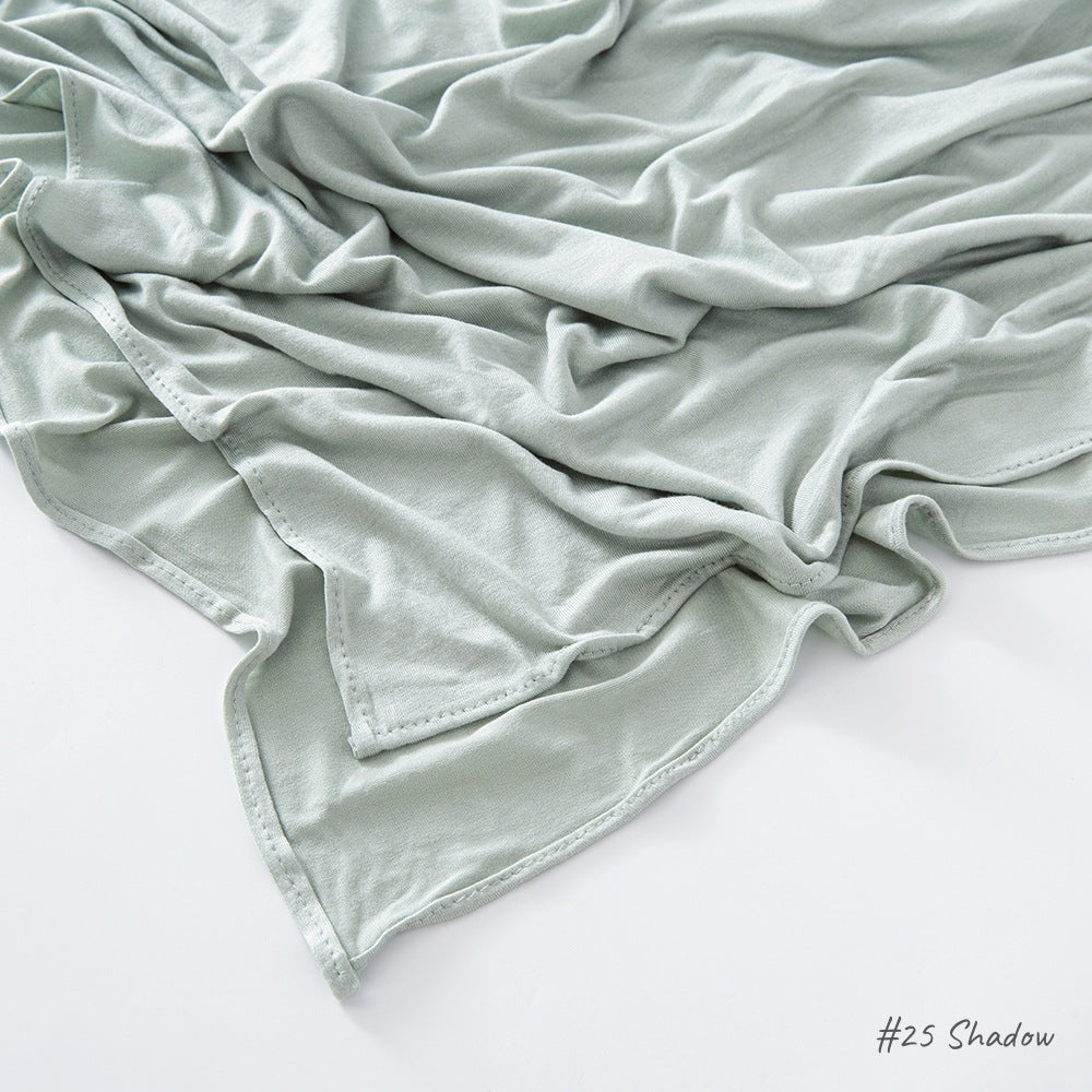 Malaysia Pure Color Modal Curling Mercerized Cotton Scarf