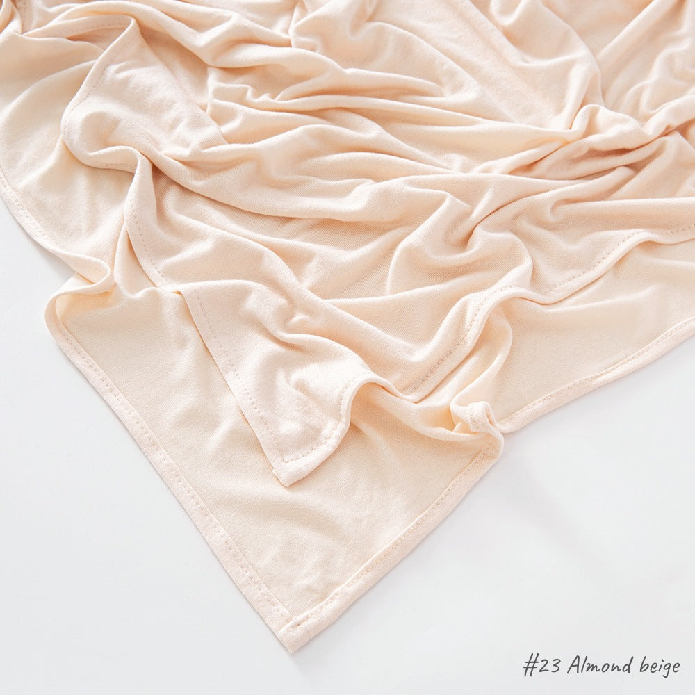 Malaysia Pure Color Modal Curling Mercerized Cotton Scarf