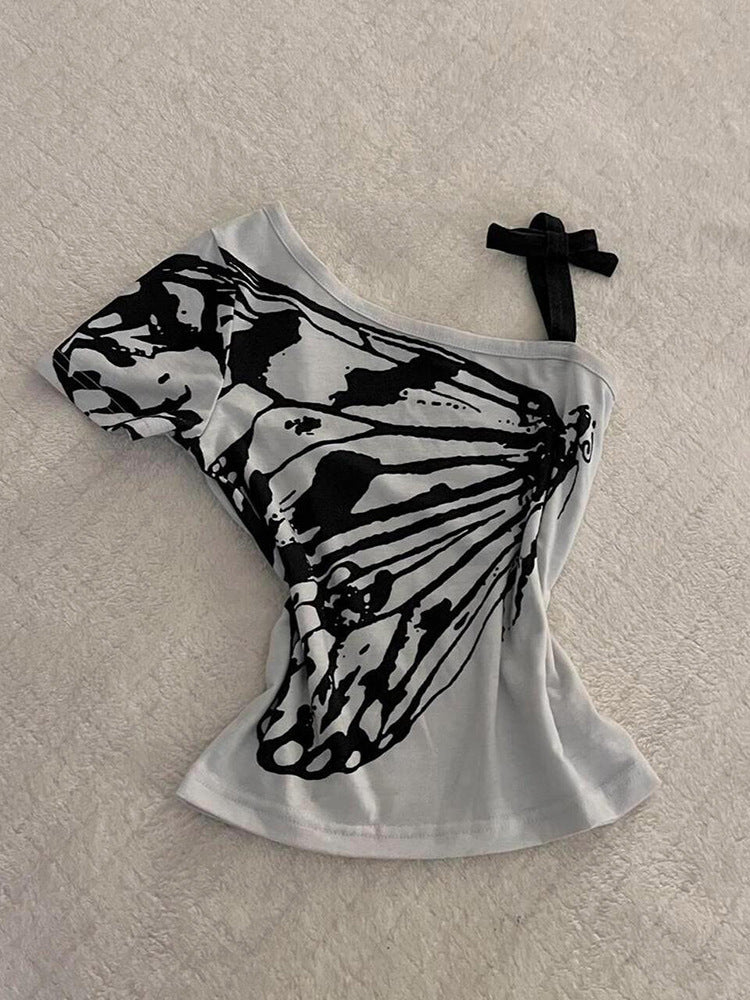 Women's American-style Shoulder Short Sleeve