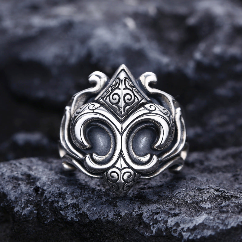 Fashion Personality Boat Anchor Ring Men