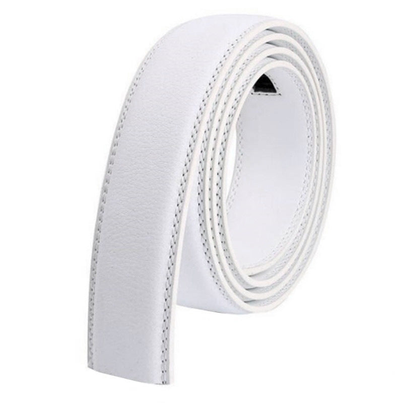 Men's Automatic Belt Body 3 5cm Genuine Leather Belt Without Buckle