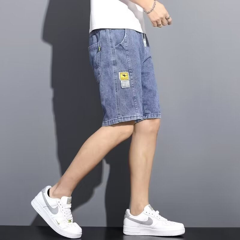 Summer Thin Cropped Denim Shorts