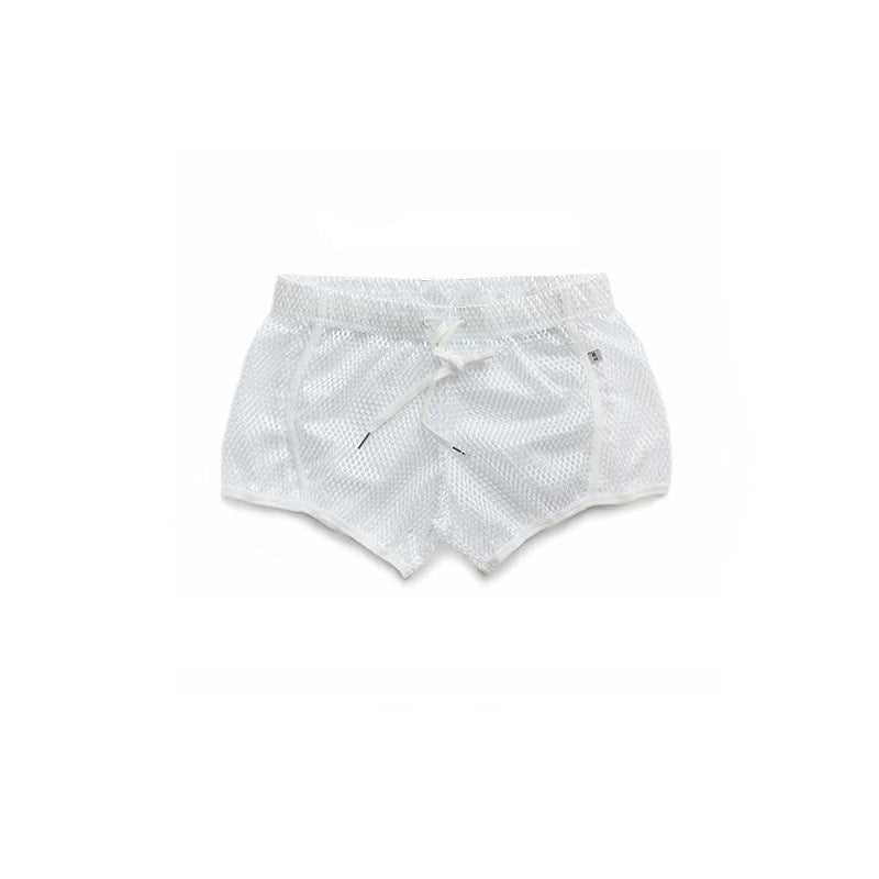 Fashion New Men's Transparent Mesh Home Shorts