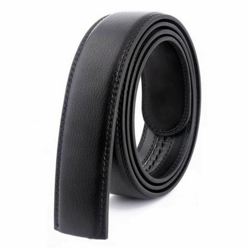 Men's Automatic Belt Body 3 5cm Genuine Leather Belt Without Buckle
