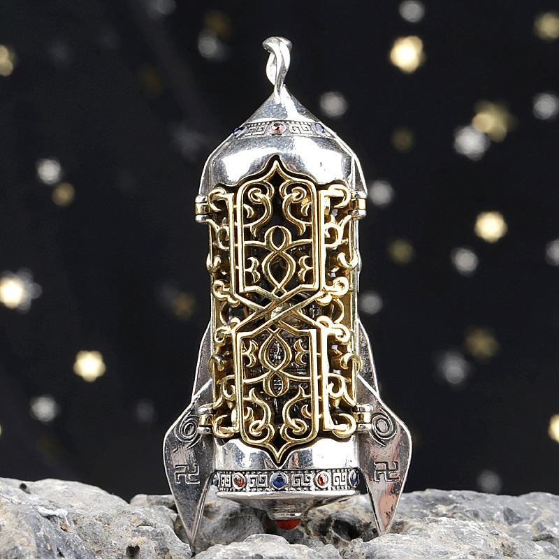 S925 Silver-Spaceman Necklace Pendant