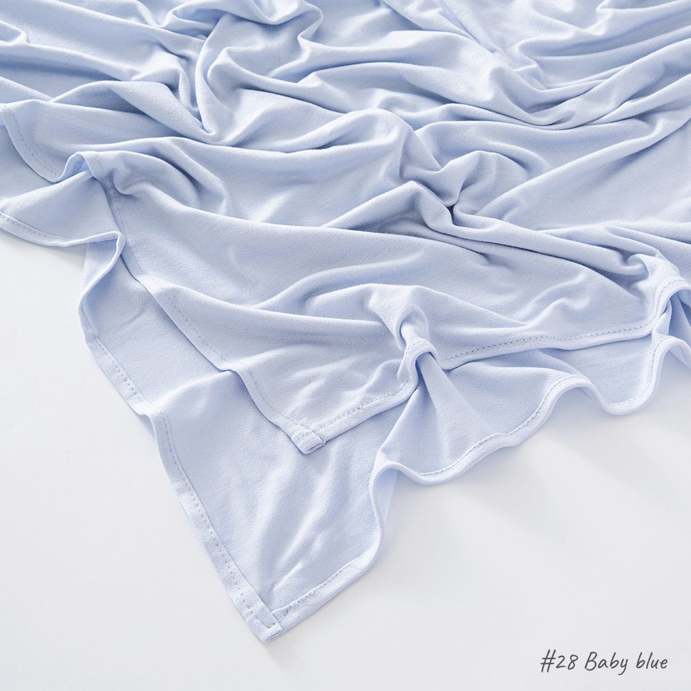 Malaysia Pure Color Modal Curling Mercerized Cotton Scarf