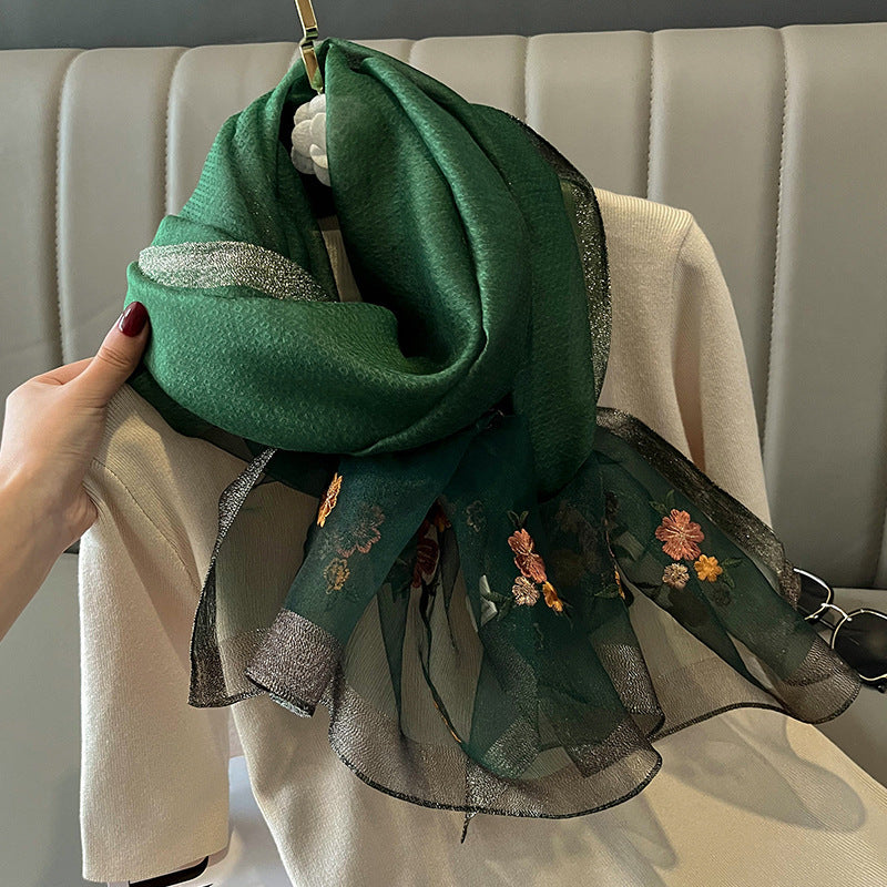 Women's Wild Korean Style Affordable Luxury Style Autumn And Winter Warm Scarf