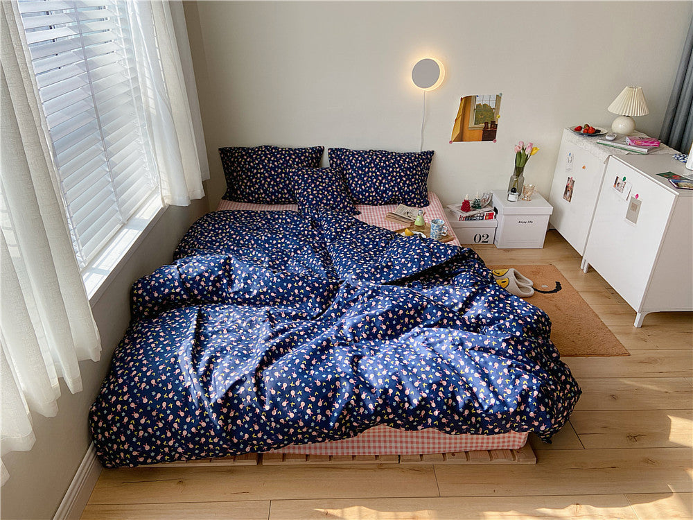 Four Piece Cotton Comfortable Bed Sheet Bedding