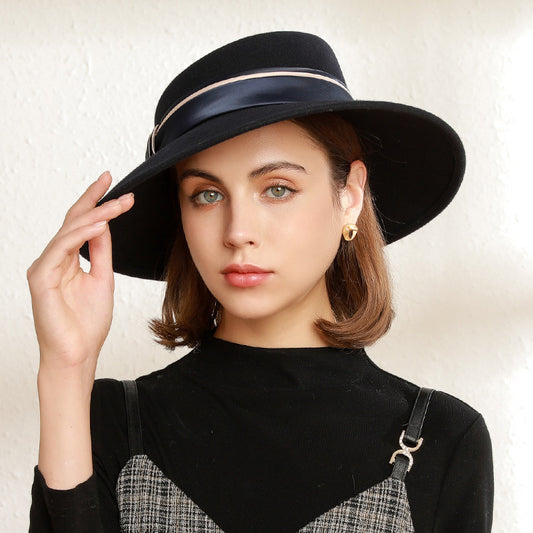 Women's Fashion Hepburn Style Autumn Warm Pot Hat