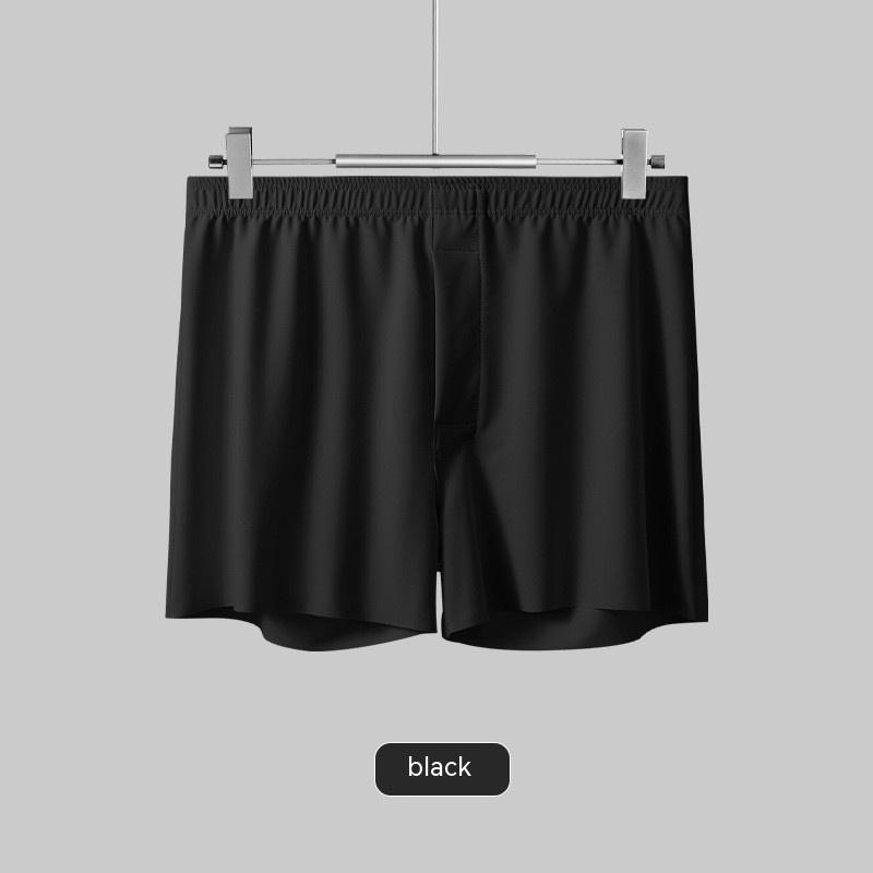 Men's Ice Silk Seamless Boxer Cool Quick-drying Beach Pants Underwear