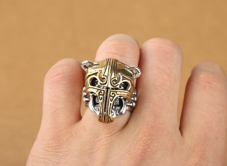 Men's Fashion Personality Gladiator Helmet Ring