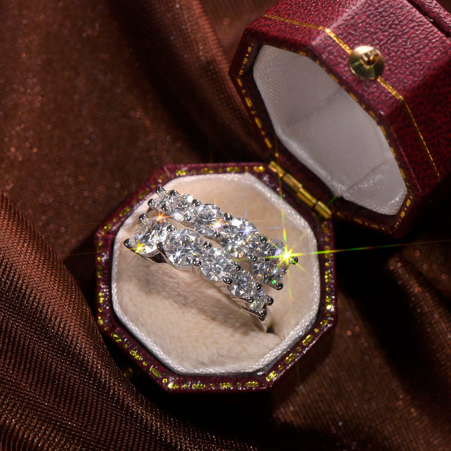 European And American Personalized Moissanite Ring