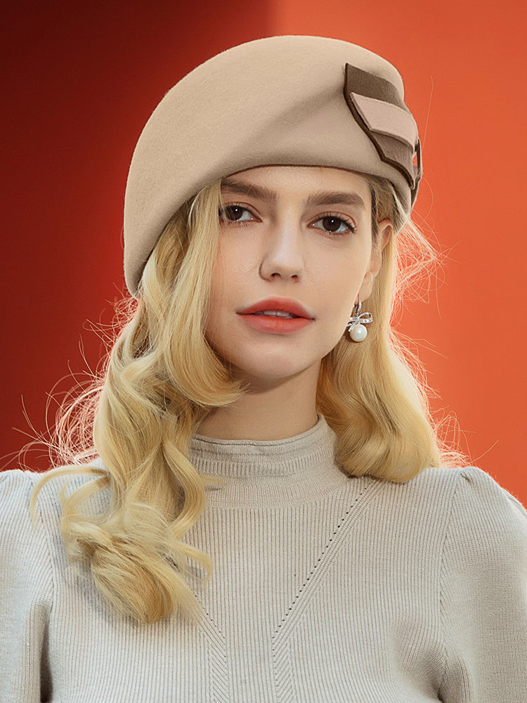 British Fashion Evening Wool Top Hat