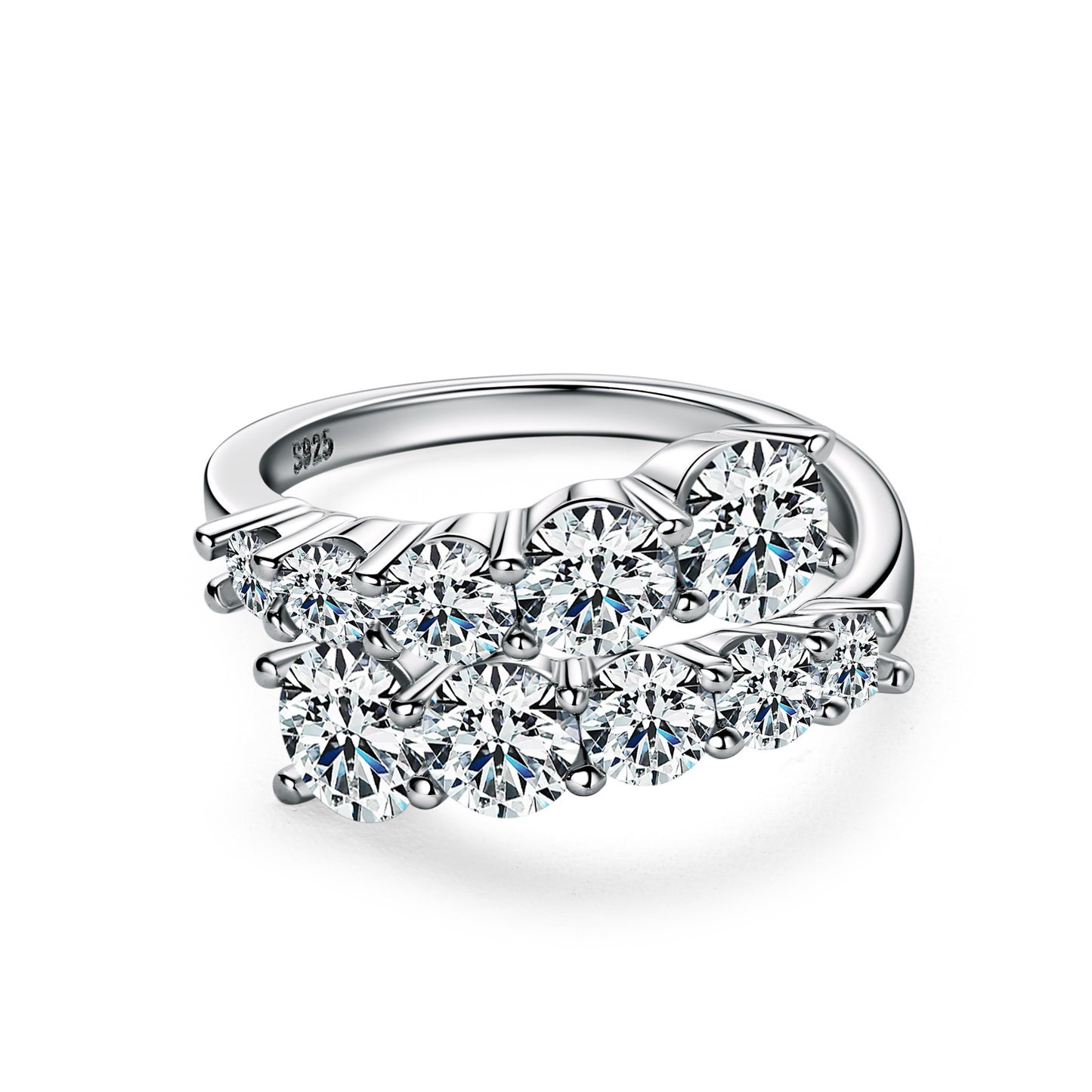 European And American Personalized Moissanite Ring