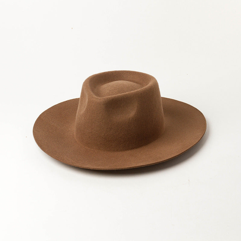 New Delicate Woolen Jazz Top Hat Casual Fashion Felt