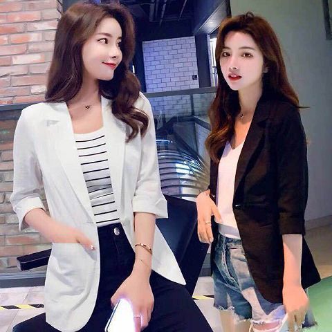 Spring And Summer Leisure Versatile Suit Coat