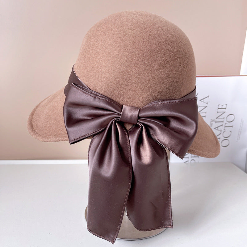 Bow Fisherman Hat Children's Autumn And Winter Warm
