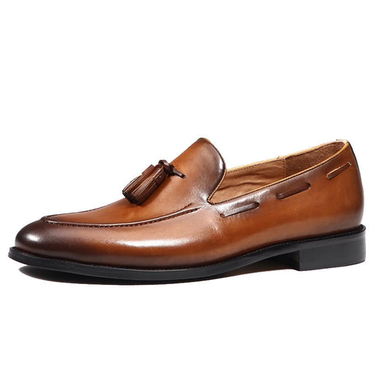 Men's Business Casual Handmade Genuine Leather Shoes