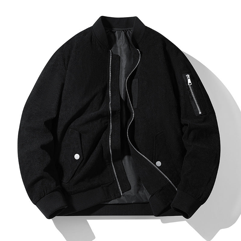 Men's Corduroy Loose Baseball Uniform