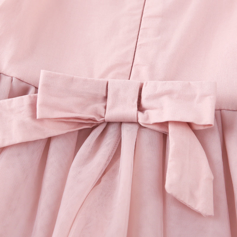 Flying Sleeve Princess Dress Girls Dress Baby Summer Dress