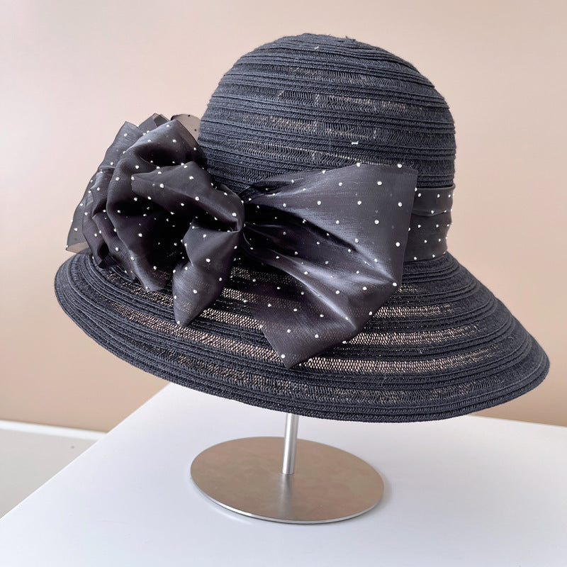 Women's Summer Breathable Sun Protection Light Imitation Linen Straw Hat